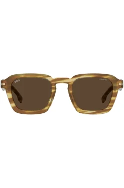 In Italien gefertigte Sonnenbrille aus gemustertem Acetat in limitierter Edition