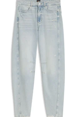 Jeans mit relaxtem Schnitt und Ballon-Bein
