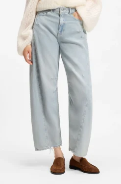 Jeans mit relaxtem Schnitt und Ballon-Bein