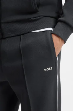 Jogginghose aus Baumwoll-Mix mit Paspeln