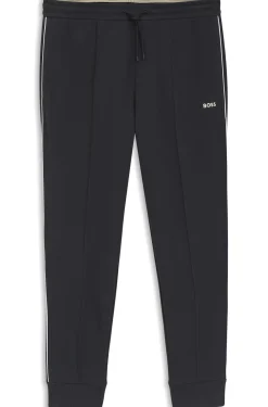 Jogginghose aus Baumwoll-Mix mit Paspeln