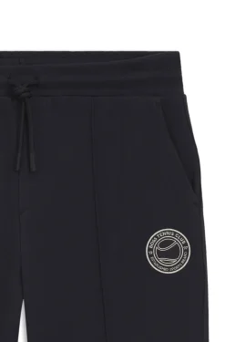 Jogginghose aus Baumwoll-Mix mit Tennis-Logo