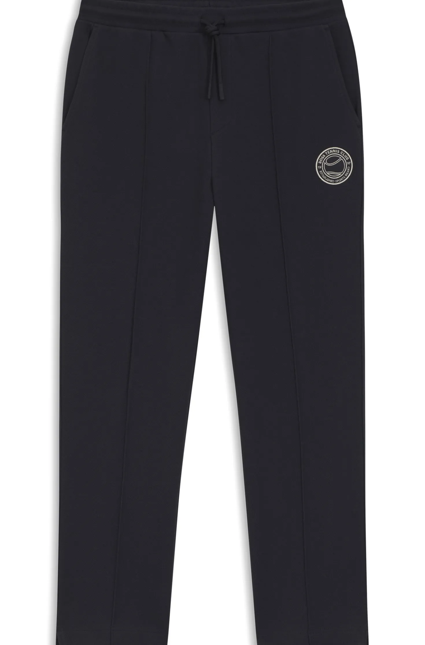 Jogginghose aus Baumwoll-Mix mit Tennis-Logo