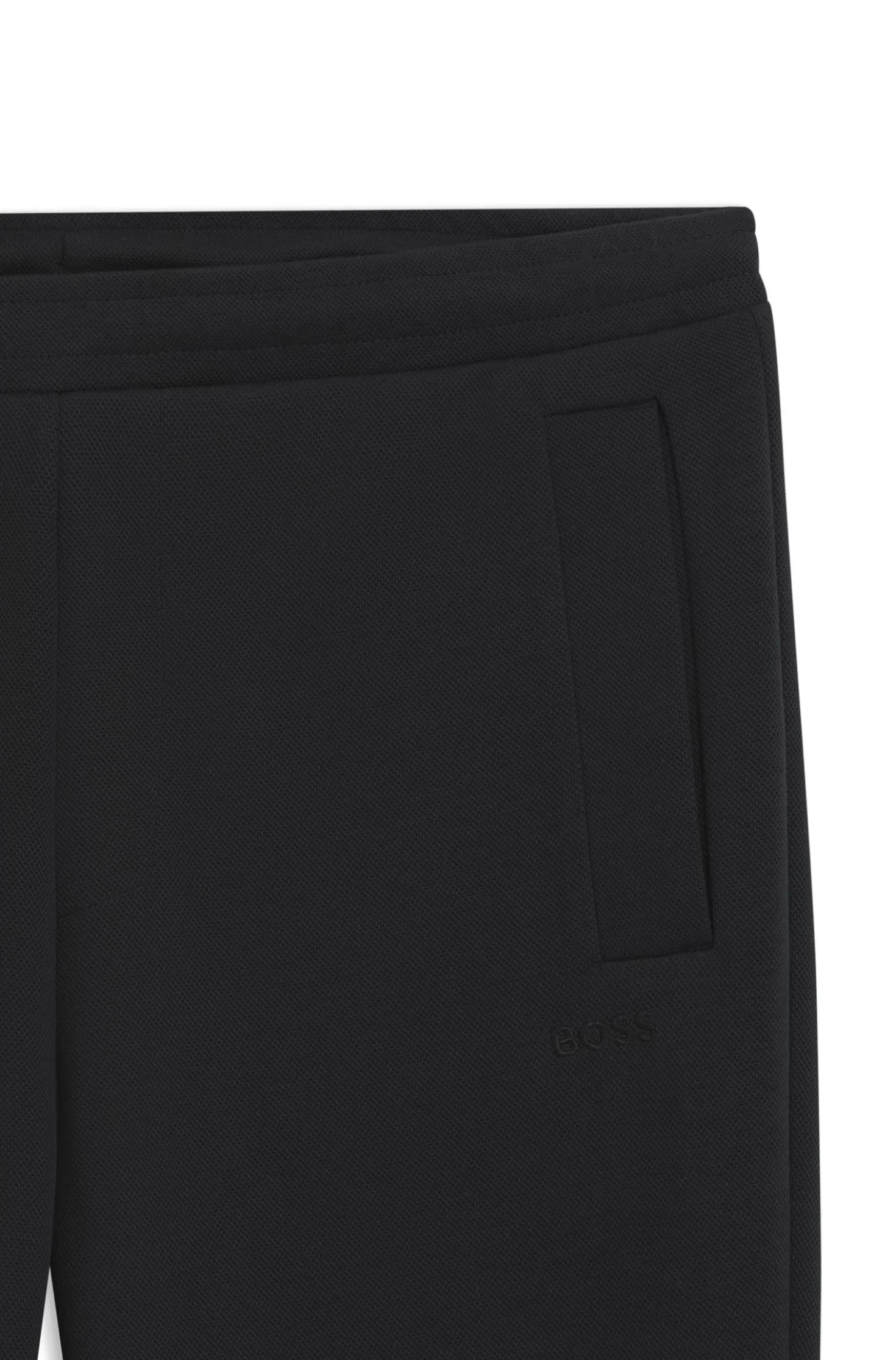 Jogginghose aus Baumwoll-Mix mit Logo-Stickerei