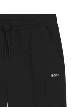 Jogginghose aus Baumwoll-Mix mit Biesenfalten