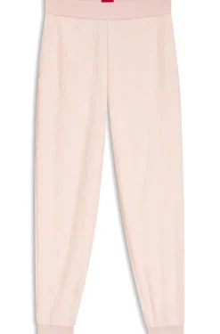 Jogginghose aus Baumwoll-Mix mit Allover-Logo-Muster