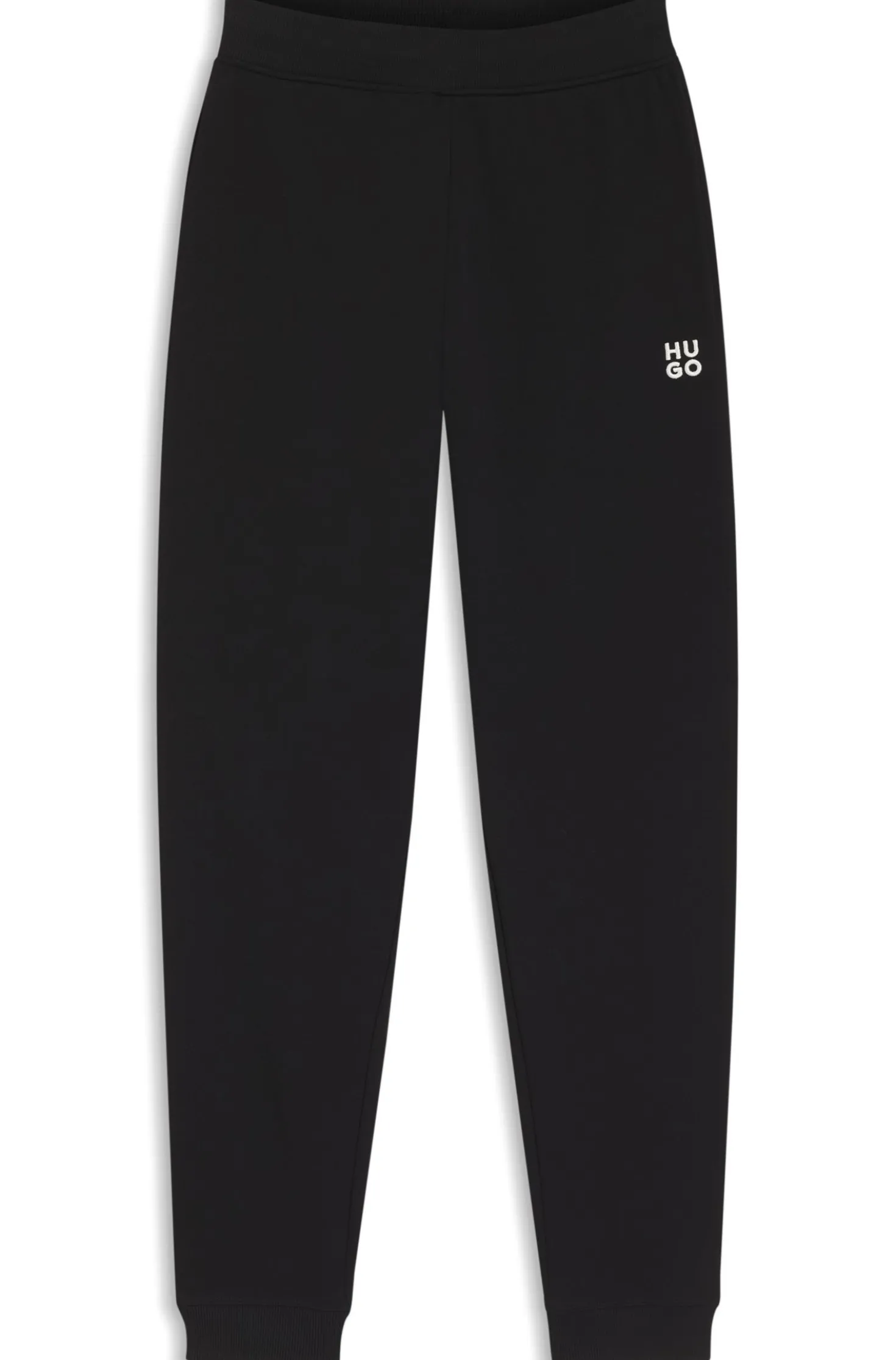 Jogginghose aus Baumwoll-Terry mit Logo-Stickerei