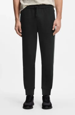 Jogginghose aus Dreiecks-Jacquard mit gummiertem Logo