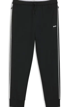 Jogginghose aus Dreiecks-Jacquard mit gummiertem Logo