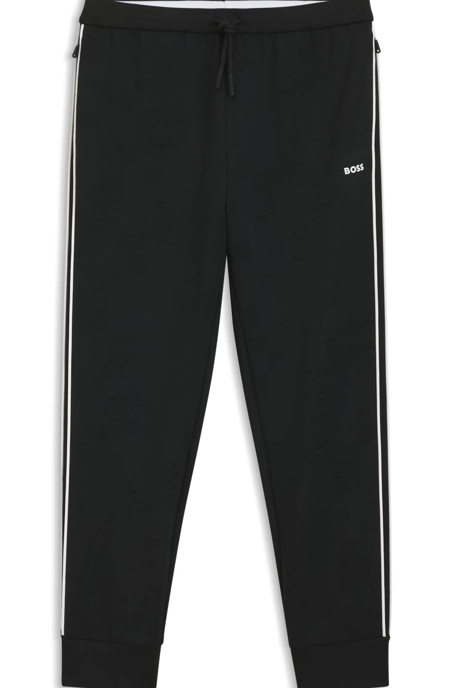 Jogginghose aus Dreiecks-Jacquard mit gummiertem Logo