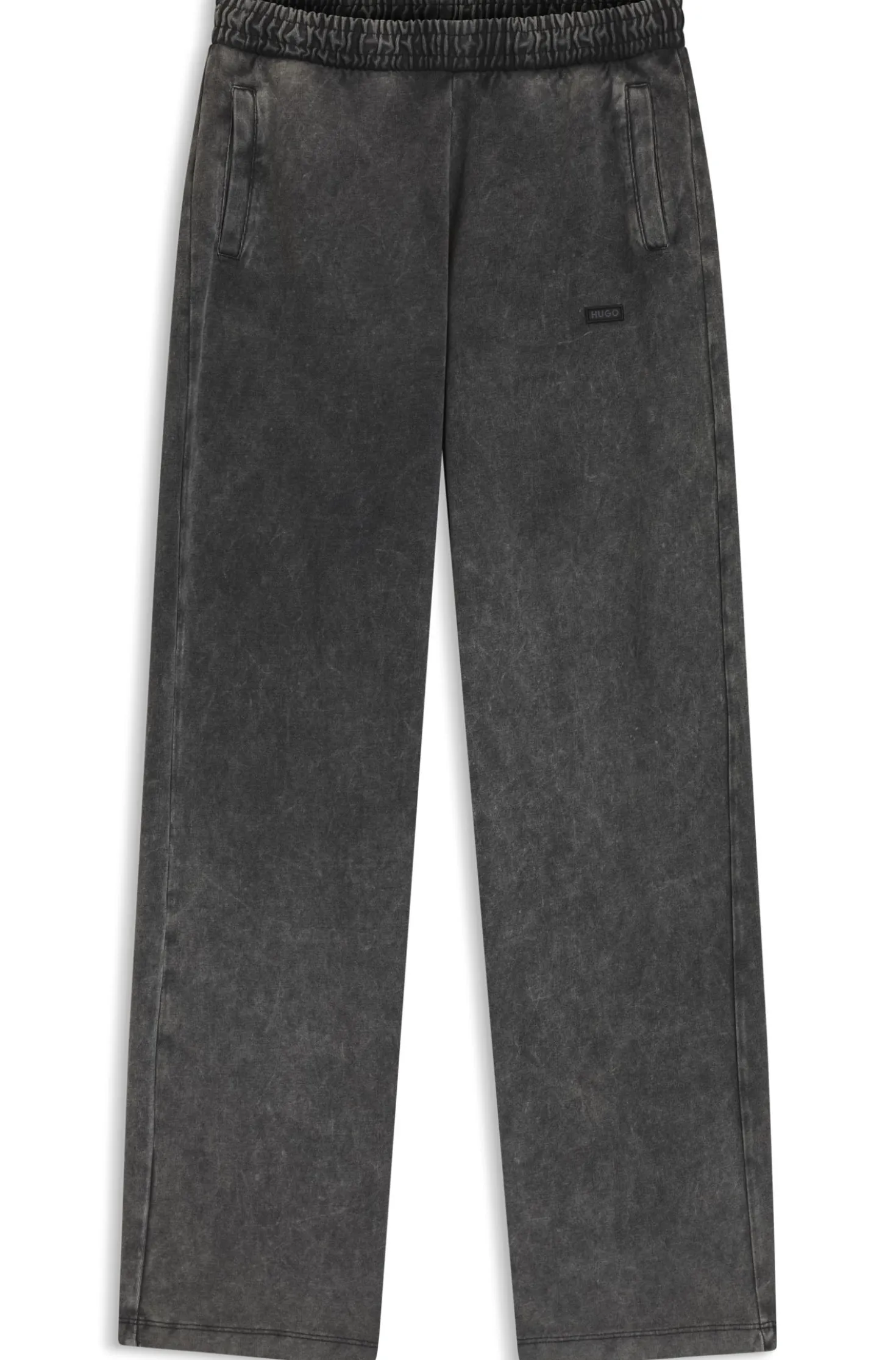 Jogpants aus softem Baumwoll-Mix mit weitem Bein