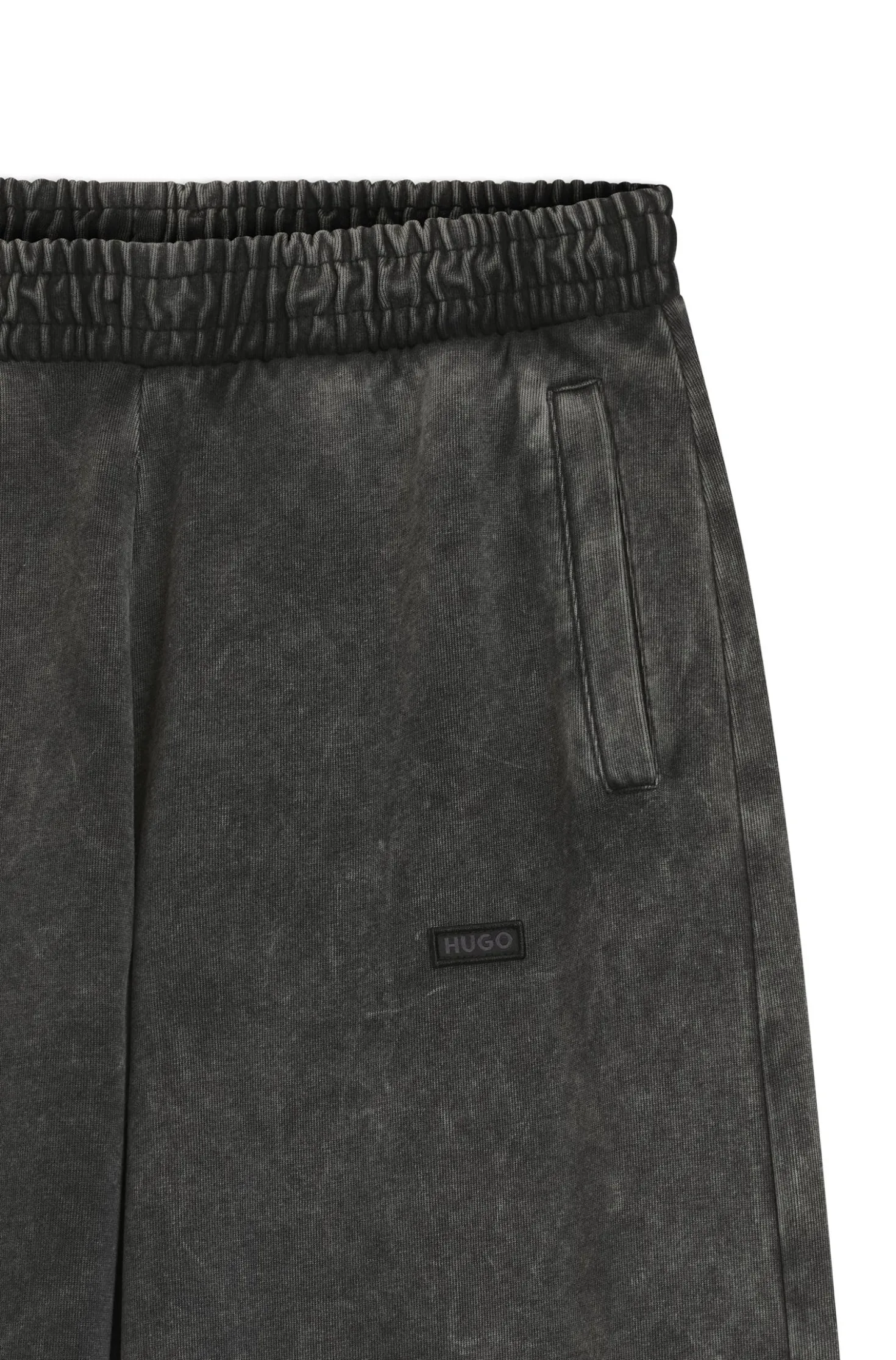 Jogpants aus softem Baumwoll-Mix mit weitem Bein