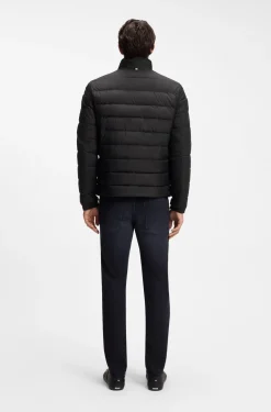 Klassische wattierte Jacke mit Reißverschluss
