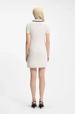 Kleid aus Baumwolle mit Polokragen