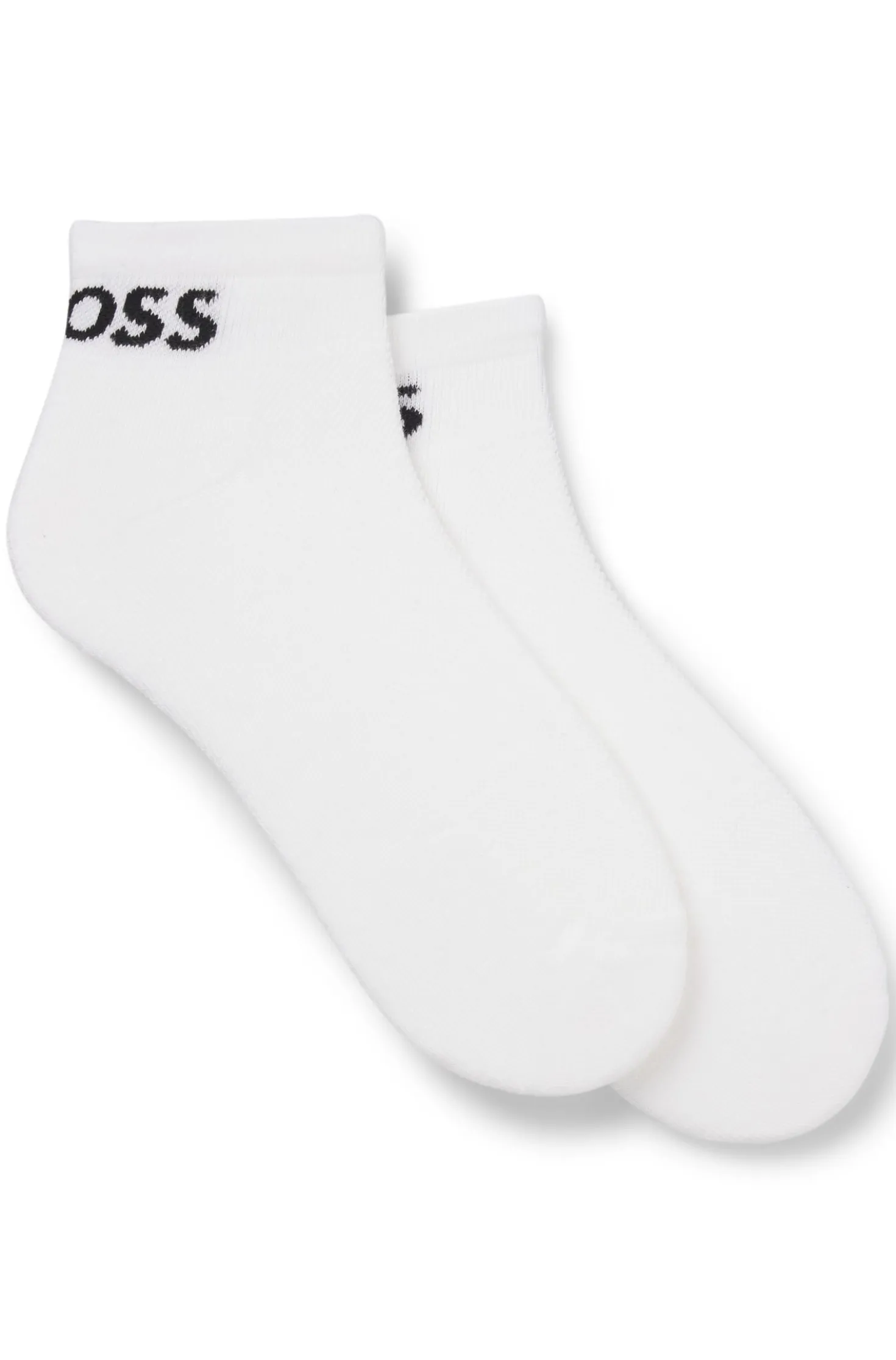Knöchellange Socken aus Stretch-Gewebe im Zweierpack