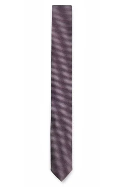Krawatte aus gemustertem Seiden-Jacquard