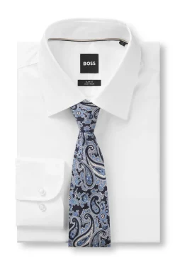 Krawatte aus reiner Seide mit Paisley-Print
