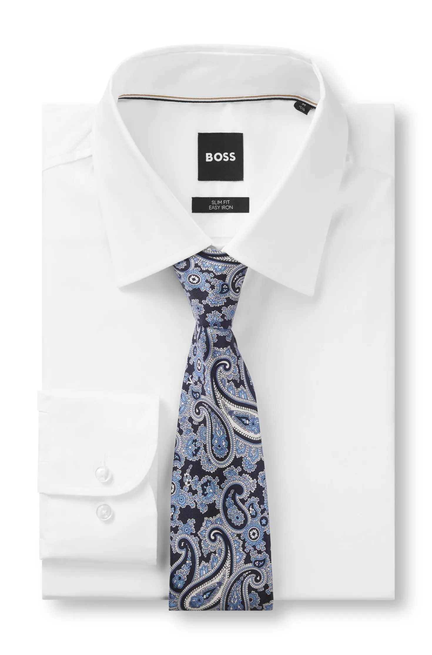 Krawatte aus reiner Seide mit Paisley-Print