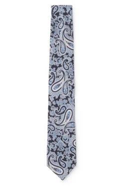 Krawatte aus reiner Seide mit Paisley-Print