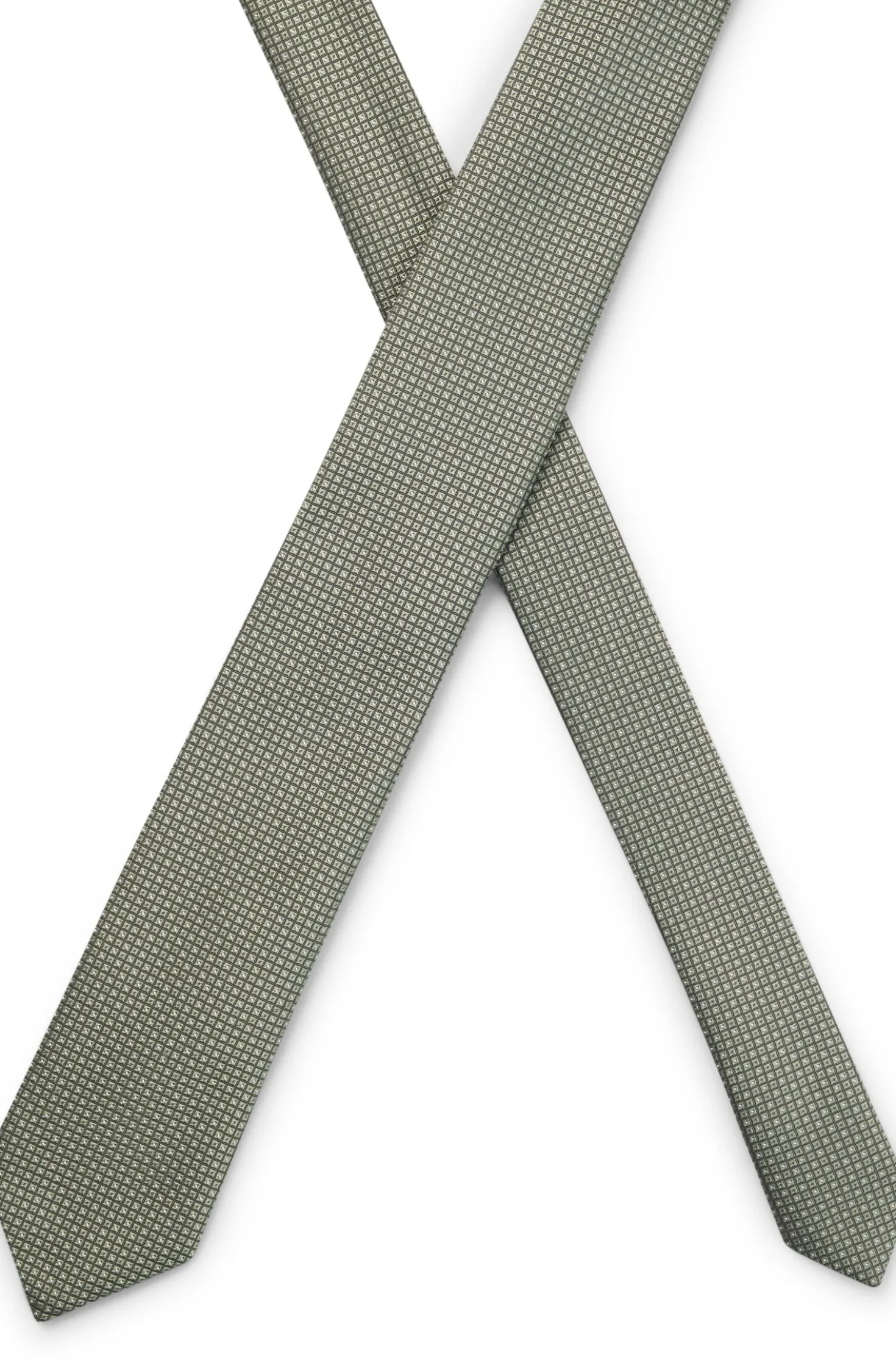 Krawatte aus Seiden-Mix mit Jacquard-Muster