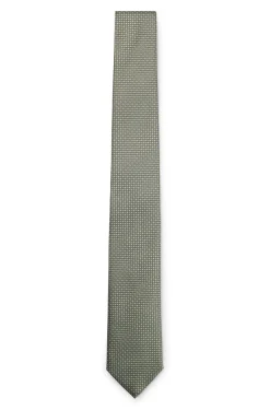 Krawatte aus Seiden-Mix mit Jacquard-Muster