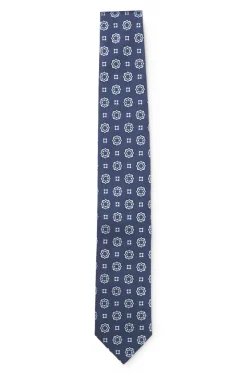Krawatte aus Seiden-Mix mit Jacquard-Muster
