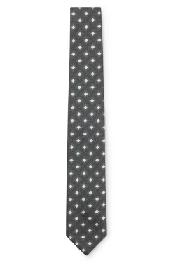 Krawatte aus Seiden-Mix mit Jacquard-Muster
