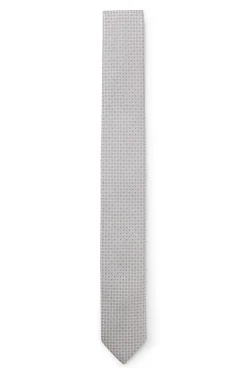 Krawatte aus Seiden-Mix mit Jacquard-Muster