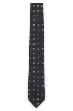 Krawatte aus Seiden-Mix mit Jacquard-Muster