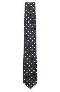 Krawatte aus Seiden-Mix mit Jacquard-Muster