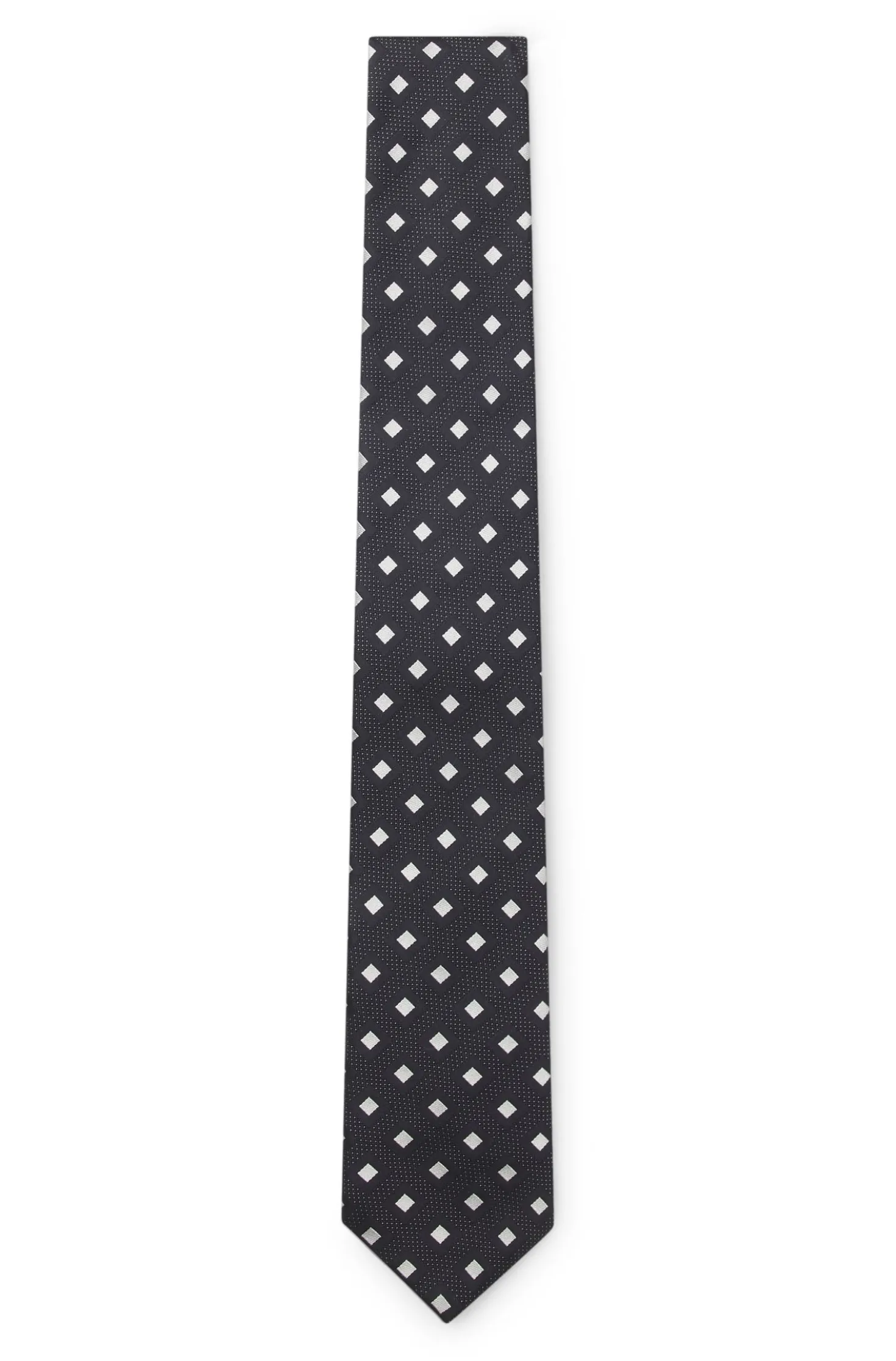 Krawatte aus Seiden-Mix mit Jacquard-Muster