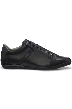 Ledersneakers mit geruchsneutralisierendem Innenfutter
