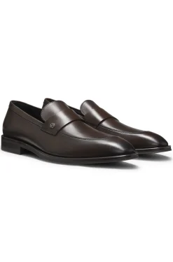 Loafer aus Leder mit Double-B-Monogramm