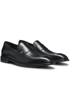 Loafer aus Leder mit Double-B-Monogramm