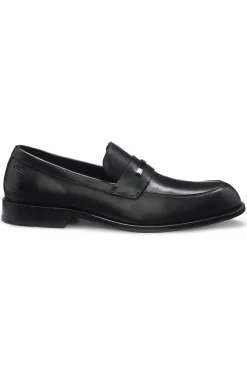 Loafer aus Leder mit Logo-Detail aus Metall