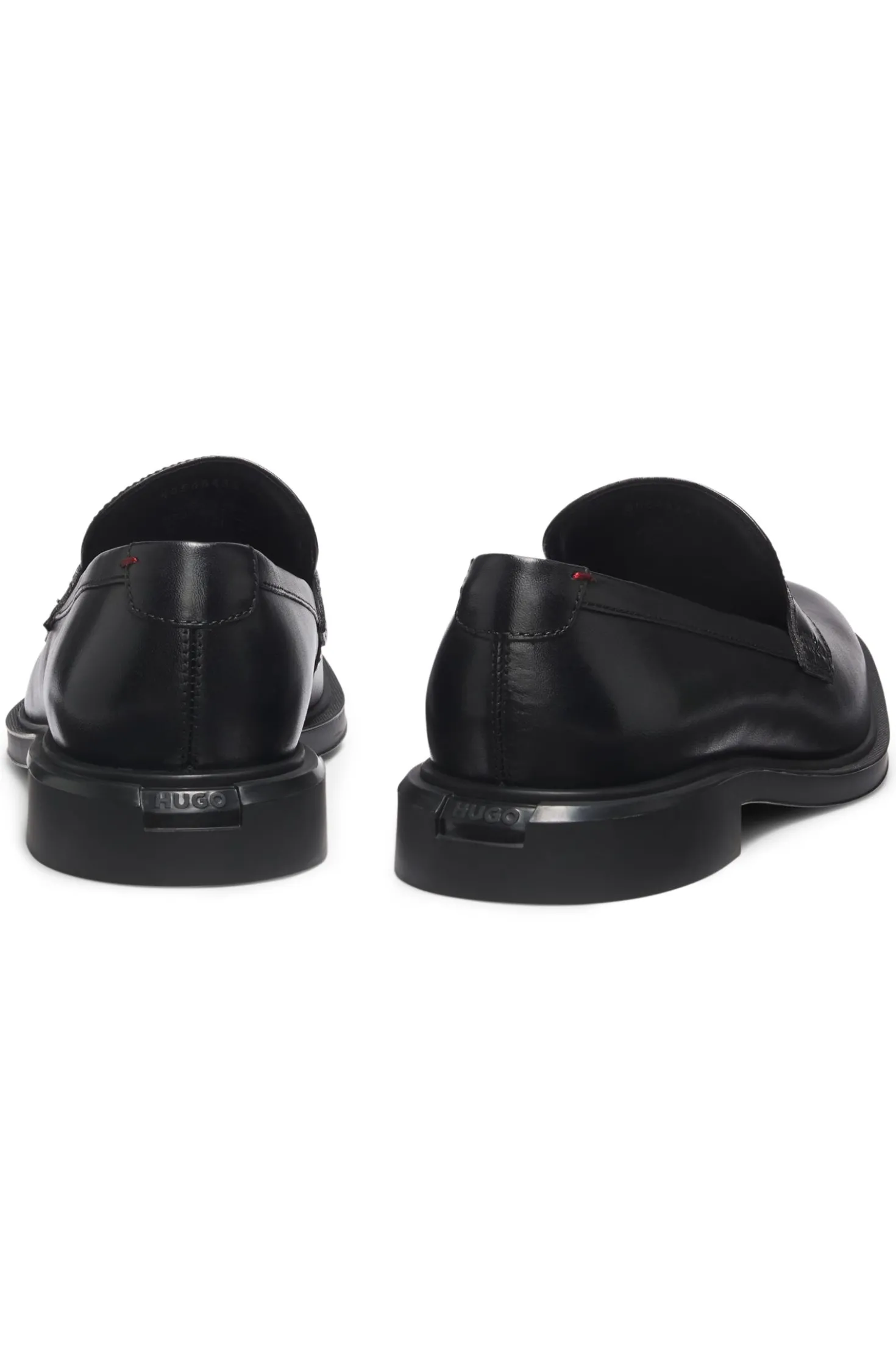 Loafer aus Leder mit Pennyloafer-Besatz