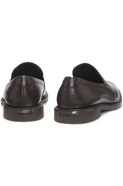 Loafer aus Leder mit Pennyloafer-Besatz