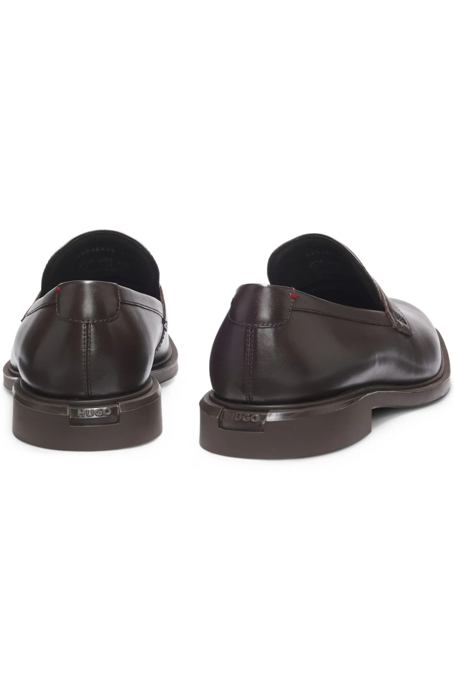 Loafer aus Leder mit Pennyloafer-Besatz
