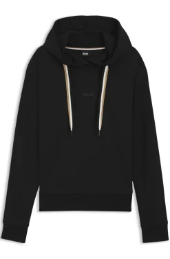 Logo-Hoodie mit Signature-Streifen-Kordeln