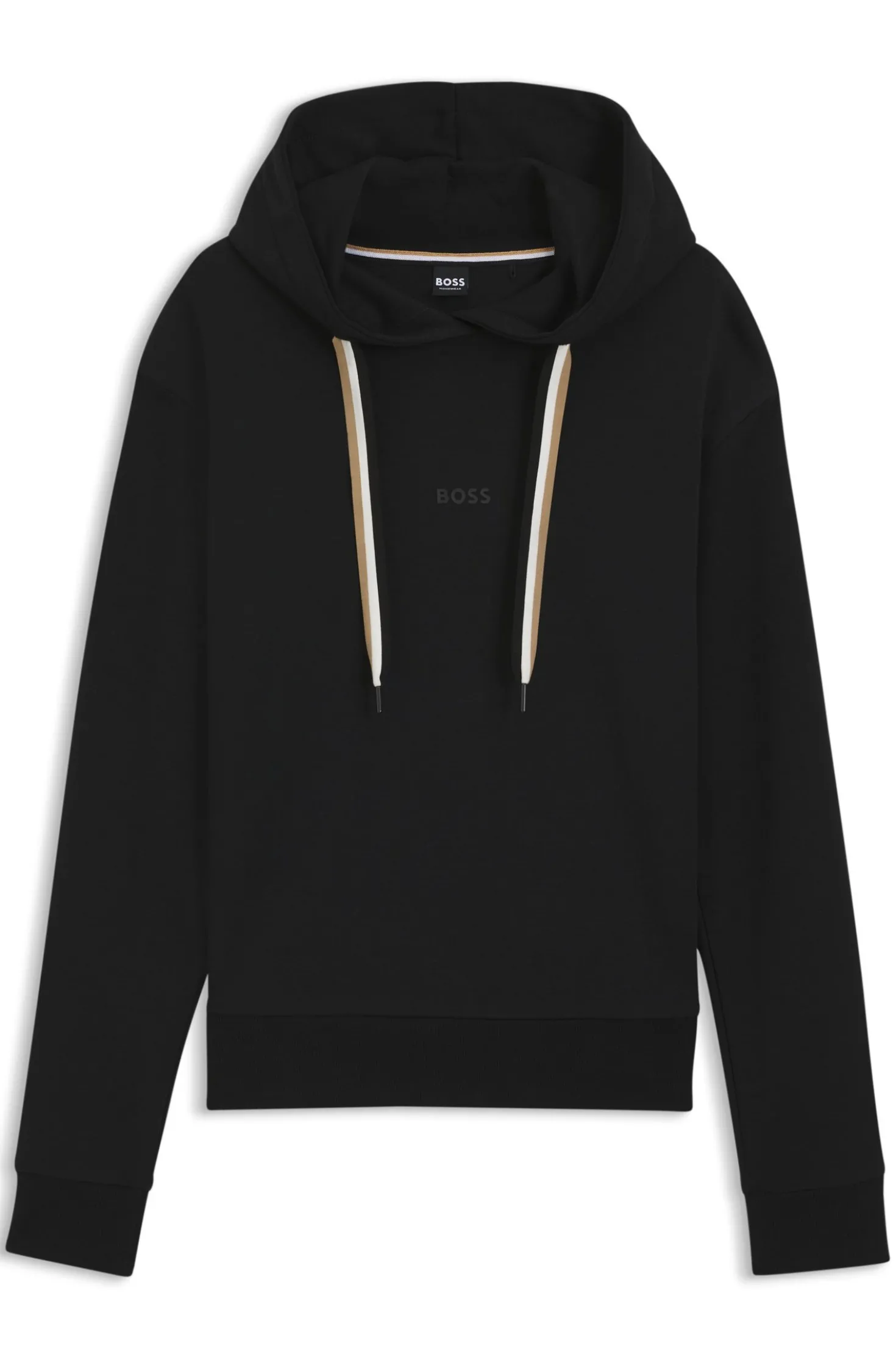 Logo-Hoodie mit Signature-Streifen-Kordeln