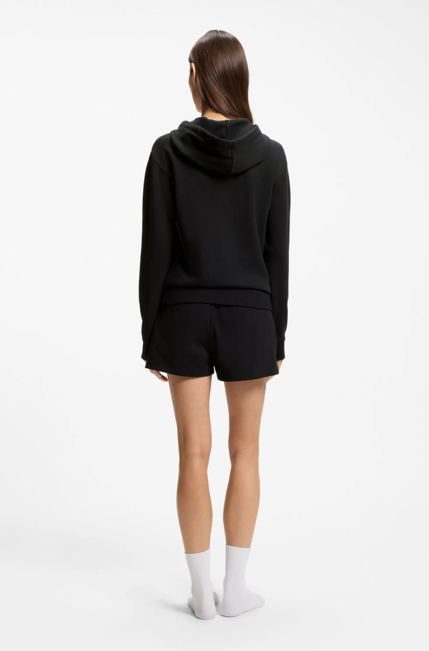 Logo-Hoodie mit Signature-Streifen-Kordeln