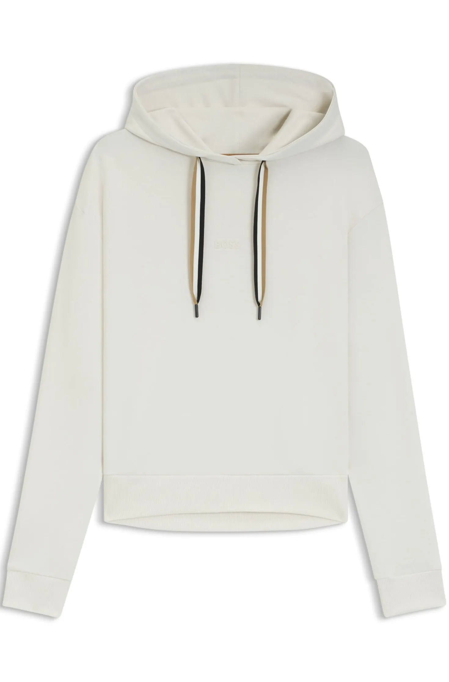 Logo-Hoodie mit Signature-Streifen-Kordeln