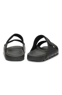 Logo-Sandalen mit zwei Klettverschluss-Riemen