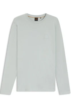 Longsleeve aus Baumwolle mit Logo-Patch