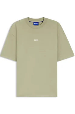Loose-Fit T-Shirt aus Baumwolle mit Logo-Artwork hinten