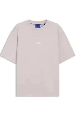 Loose-Fit T-Shirt aus Baumwolle mit Logo-Artwork hinten