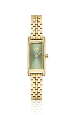 Lucy Allure Uhr mit grünem Zifferblatt und Gliederarmband