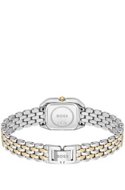 MAE PETITE Uhr mit grünem Zifferblatt und zweifarbigem Armband