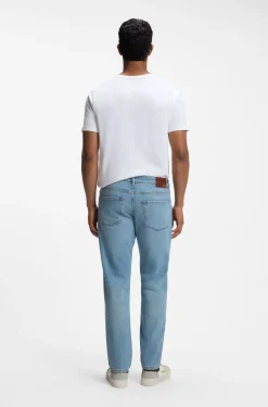 Maine blaue Regular-Fit Jeans aus bequemem Stretch-Denim