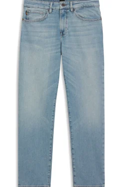 Maine blaue Regular-Fit Jeans aus bequemem Stretch-Denim